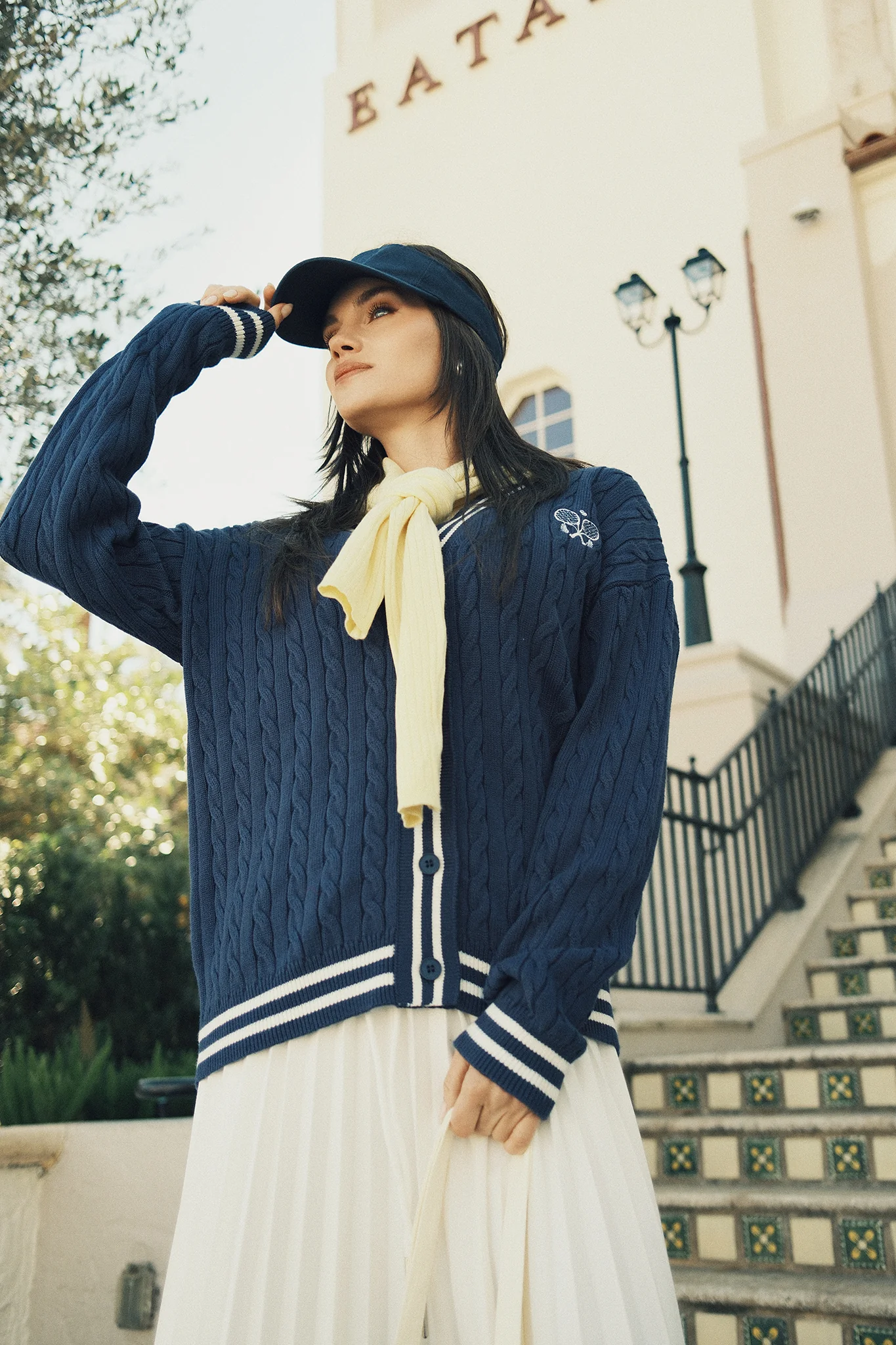 Knitted Tennis Cardigan - Image 25