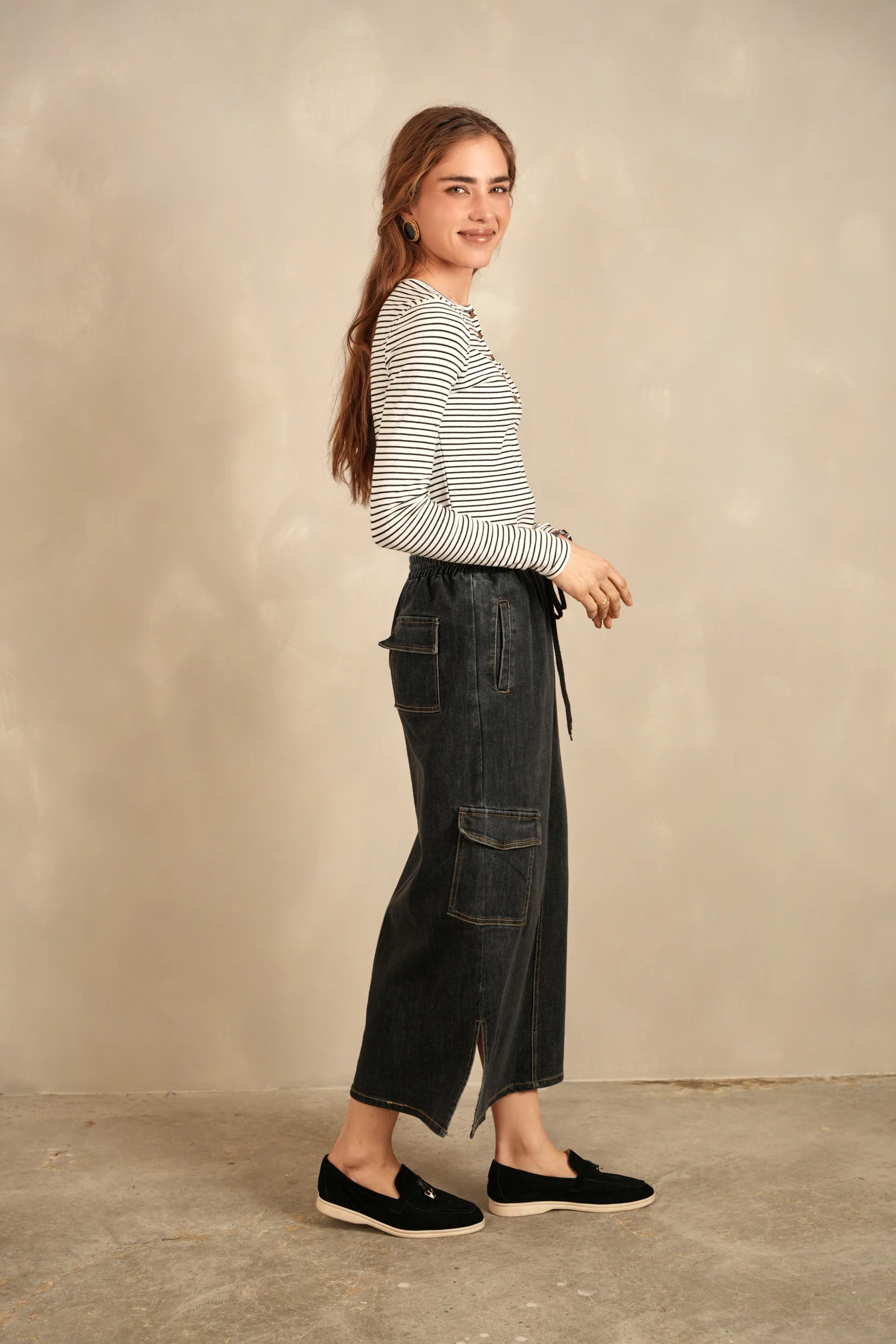 Striped Cotton Tee - Image 9