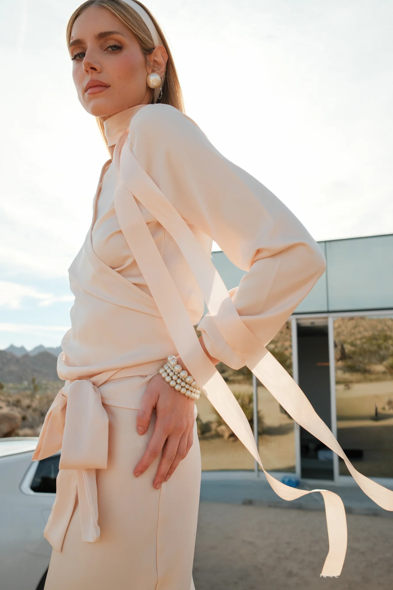 Satin Wrap Top - Image 32