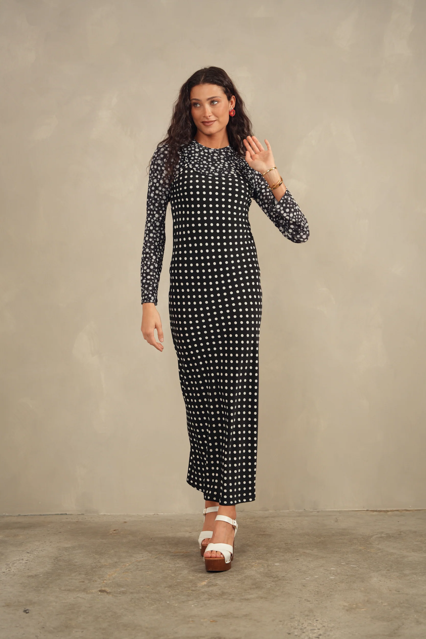 Mesh Top With Bell Sleeves - Image 4