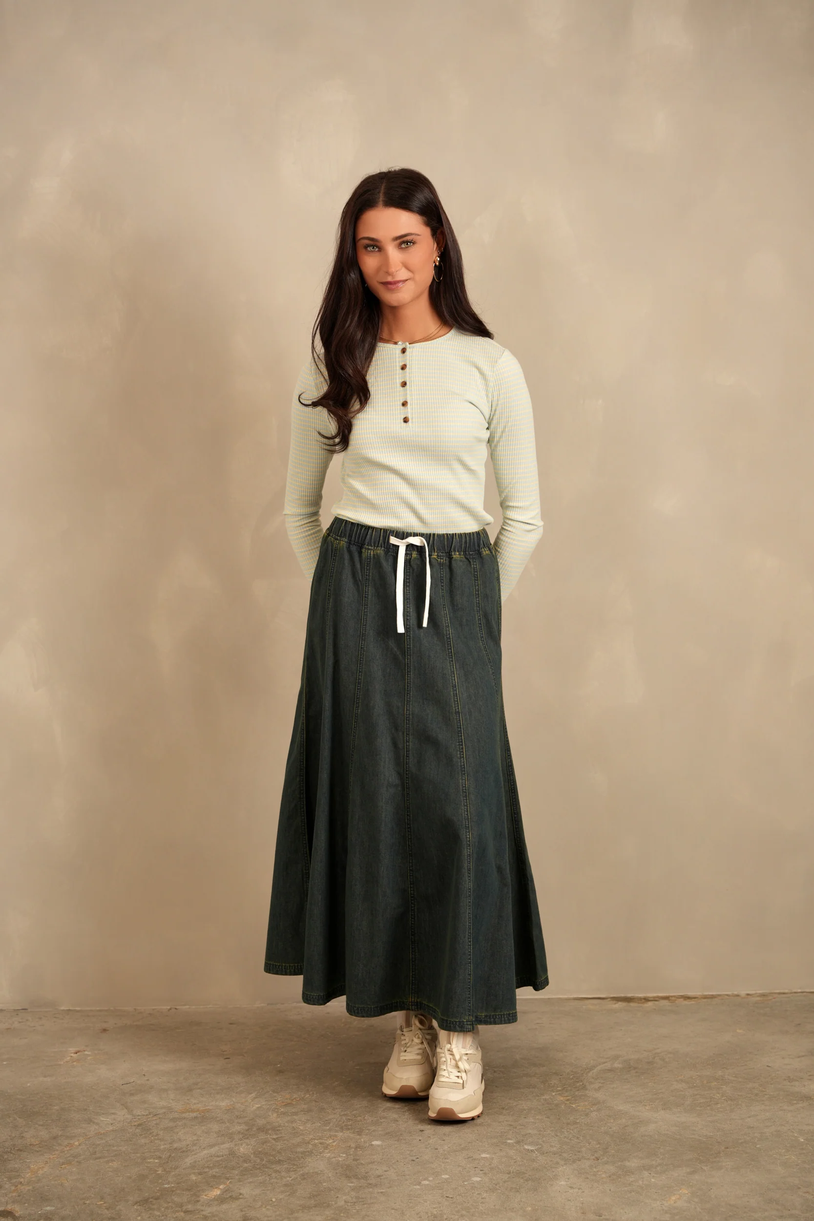 Tencel Panel Skirt - Image 11