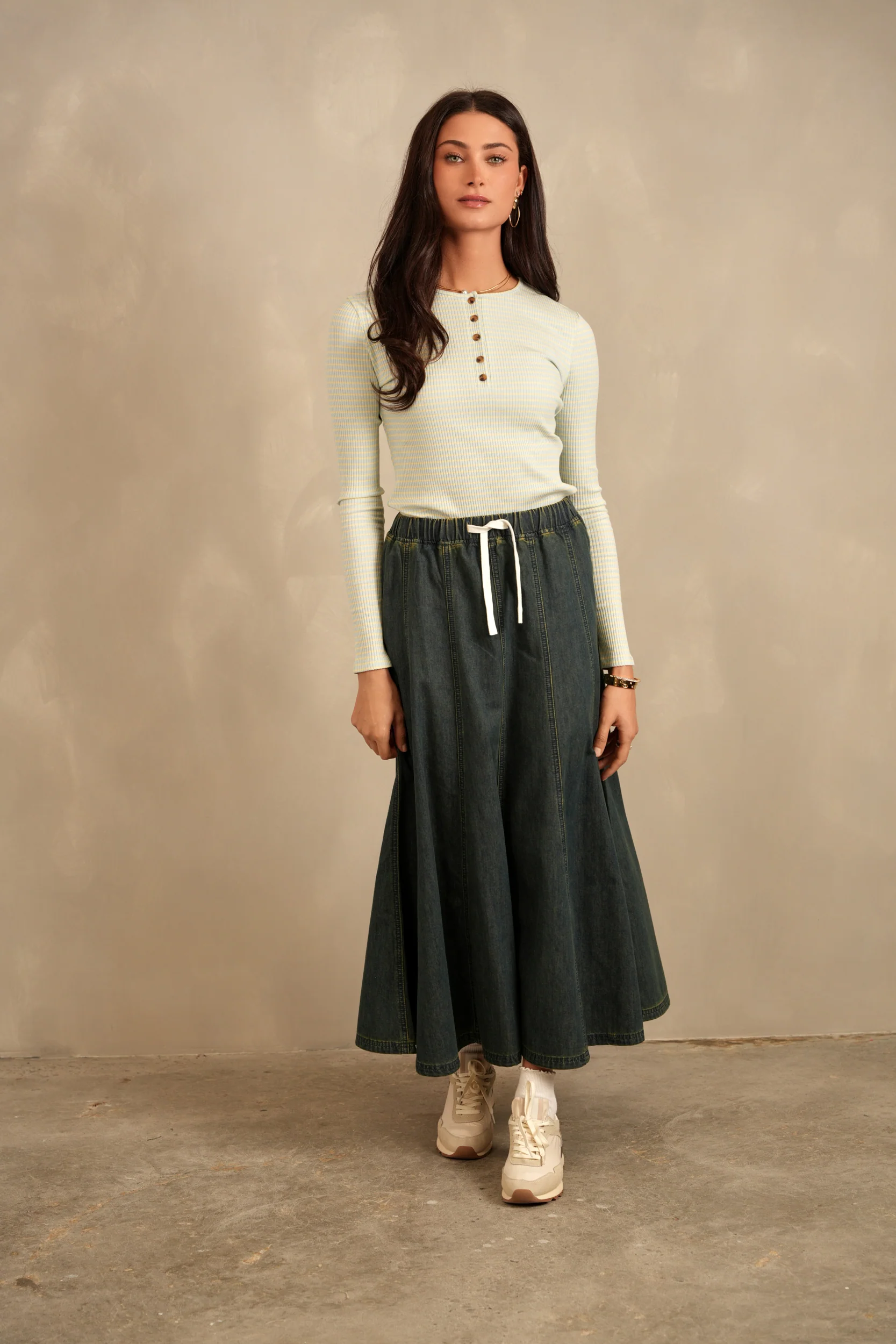 Tencel Panel Skirt - Image 13