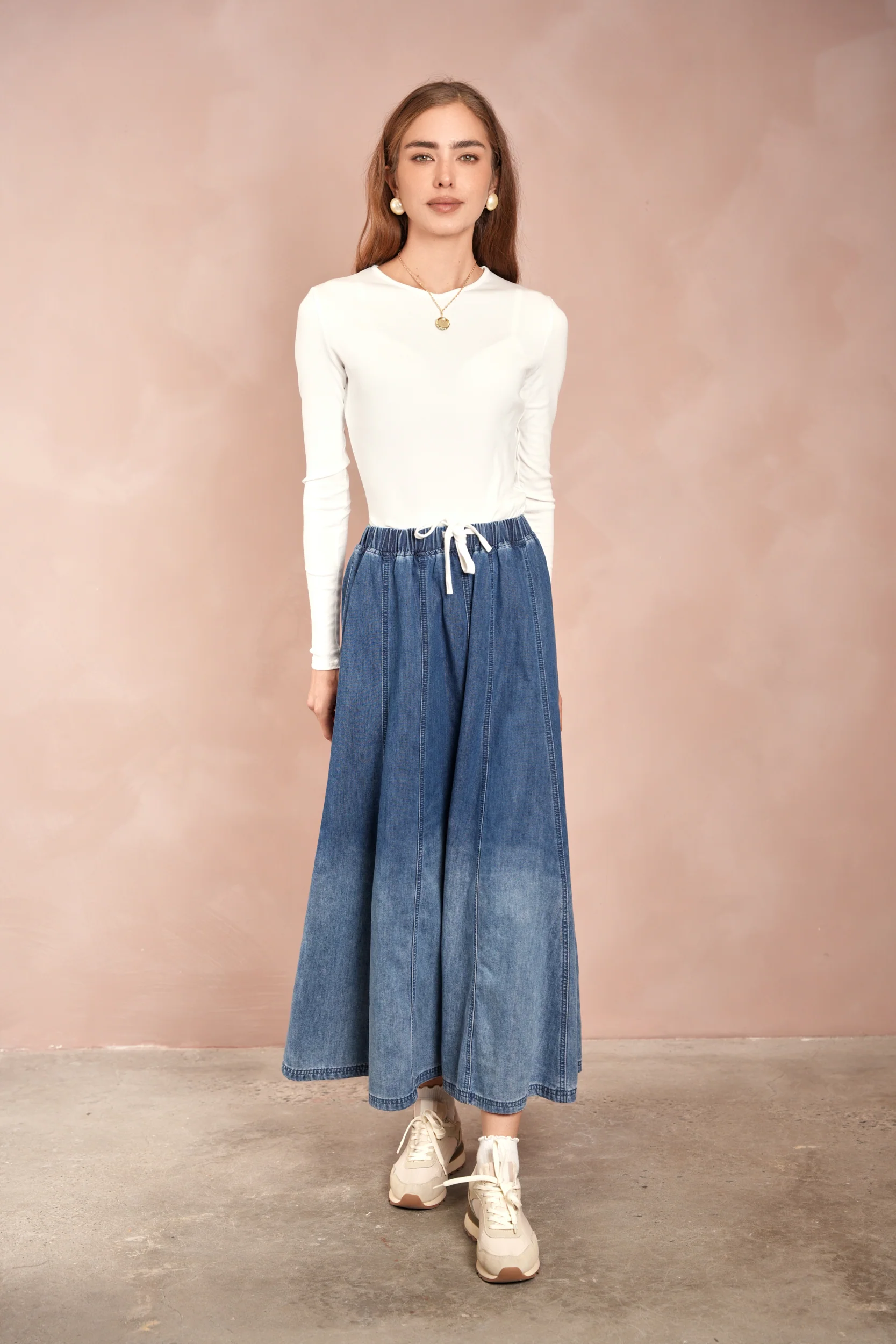 Tencel Panel Skirt - Image 16