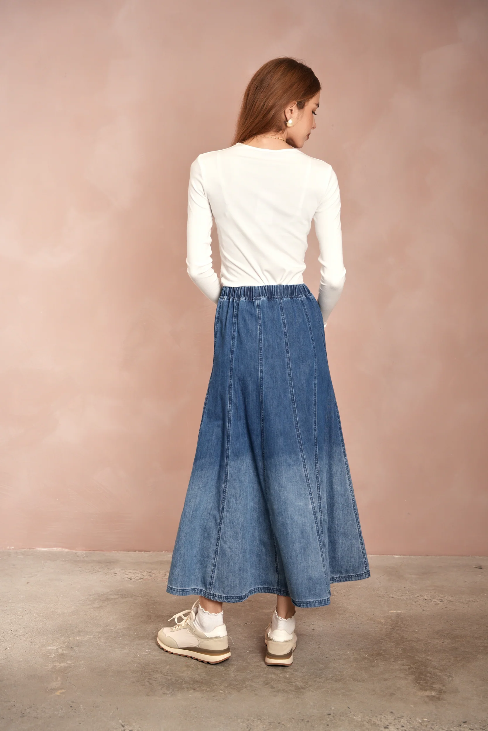Tencel Panel Skirt - Image 17