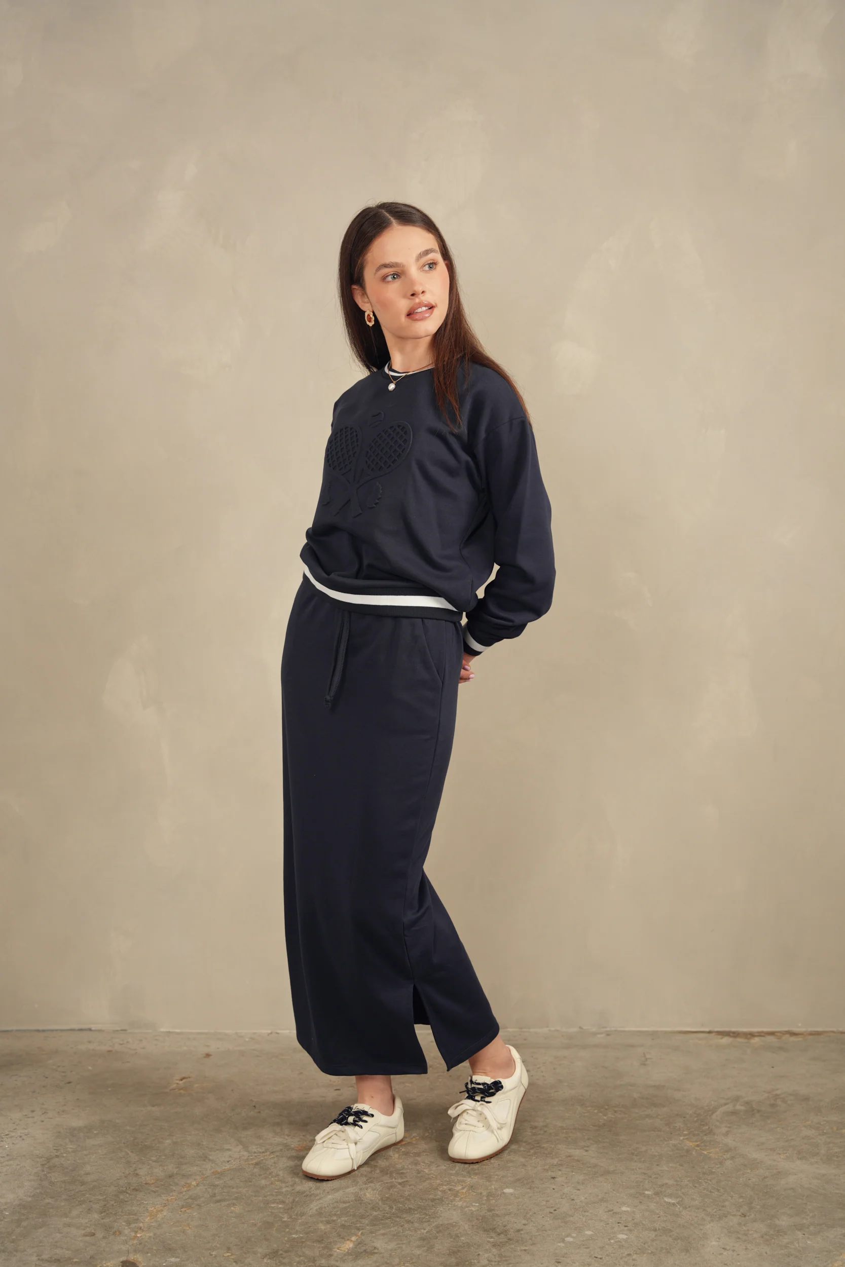 Straight Skirt With Tie Waist - Image 5
