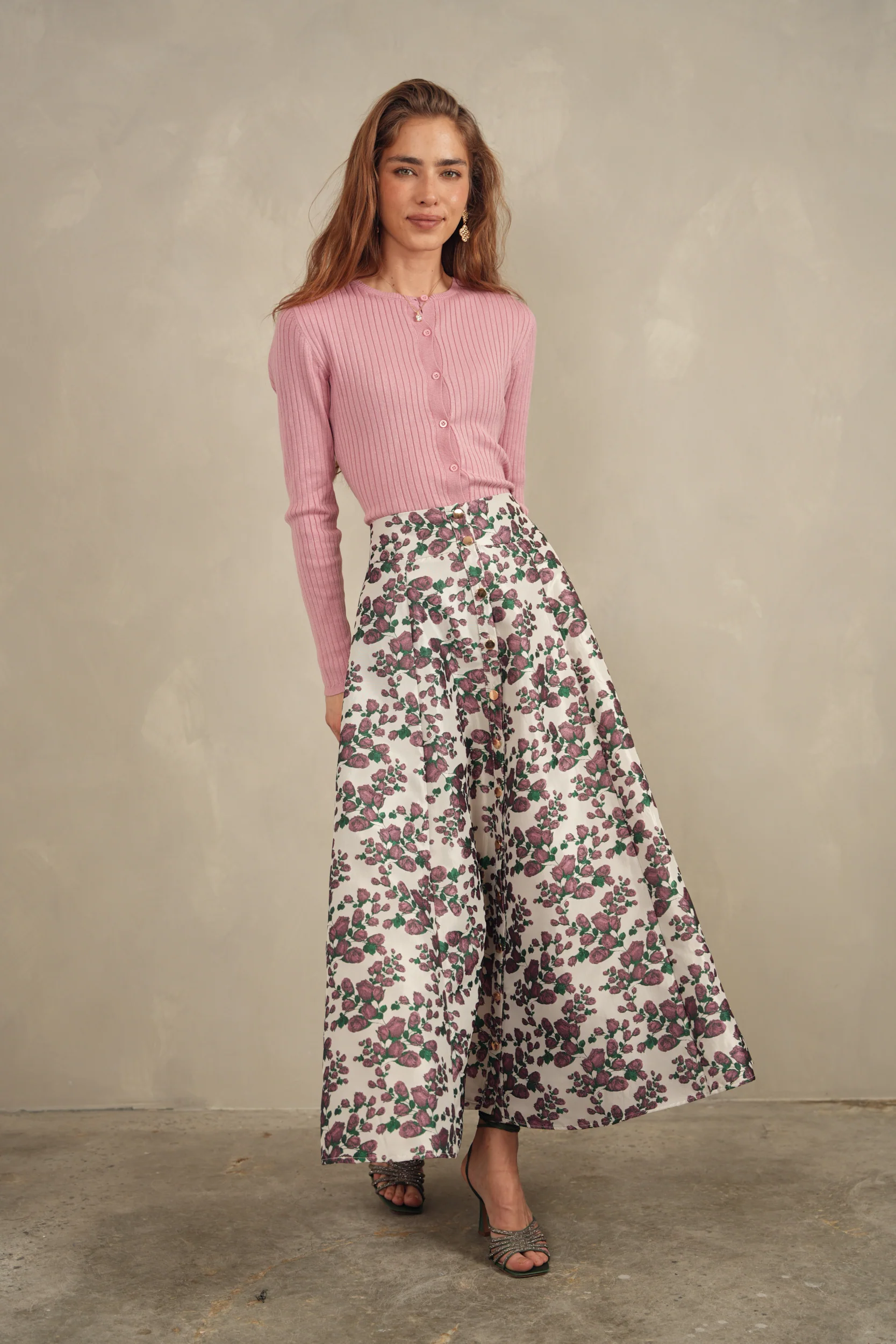 Buttoned Dressy Skirt - Image 2