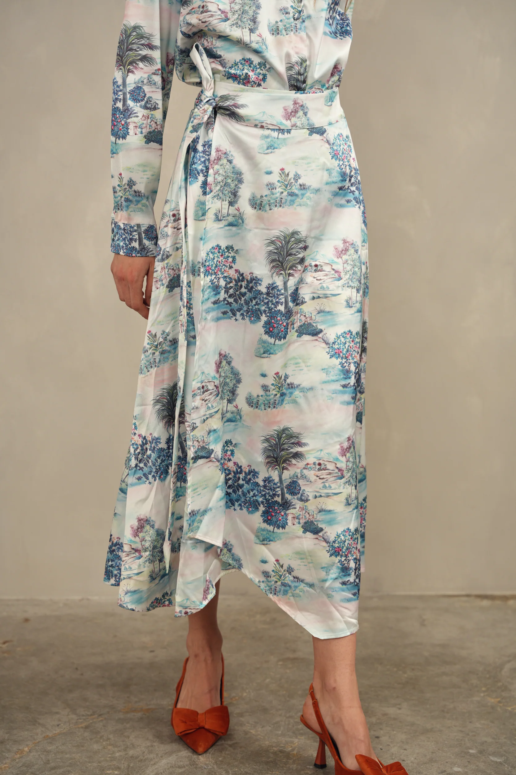 Mock Wrap Skirt - Image 10