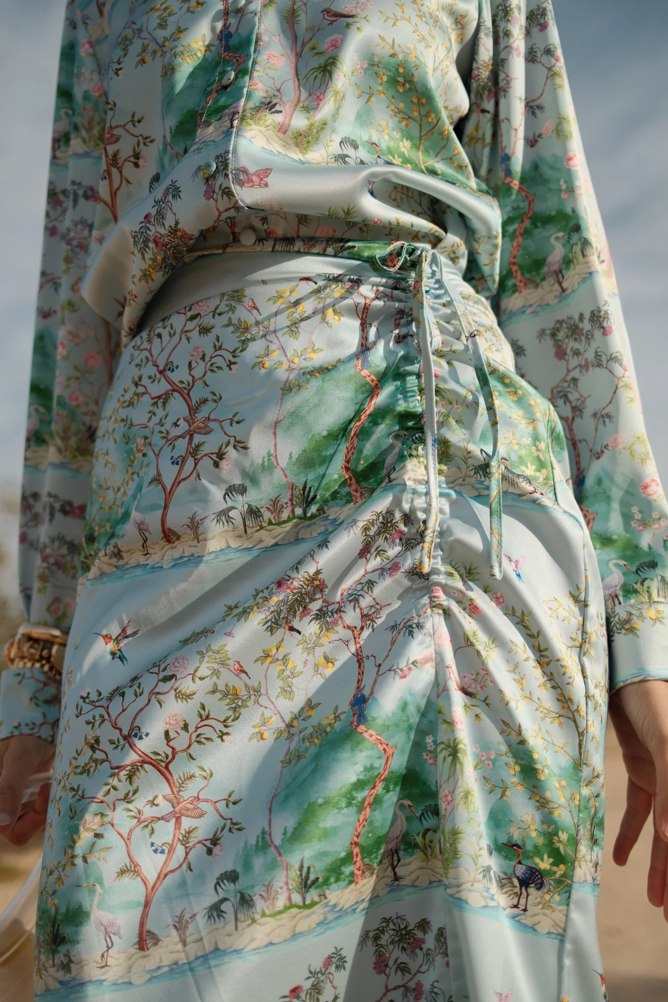 Side Ruched Skirt - Image 2